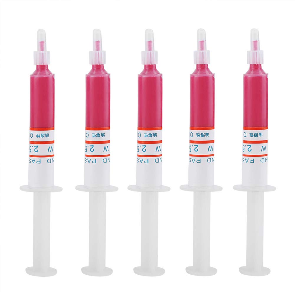 753 5 Pcs Polishing Compound Polishing Paste, Polishing Lapping Paste Lapping Compound Grit W0.5-W40 320~10000 (W2.5 (4000 mesh fine polishing))