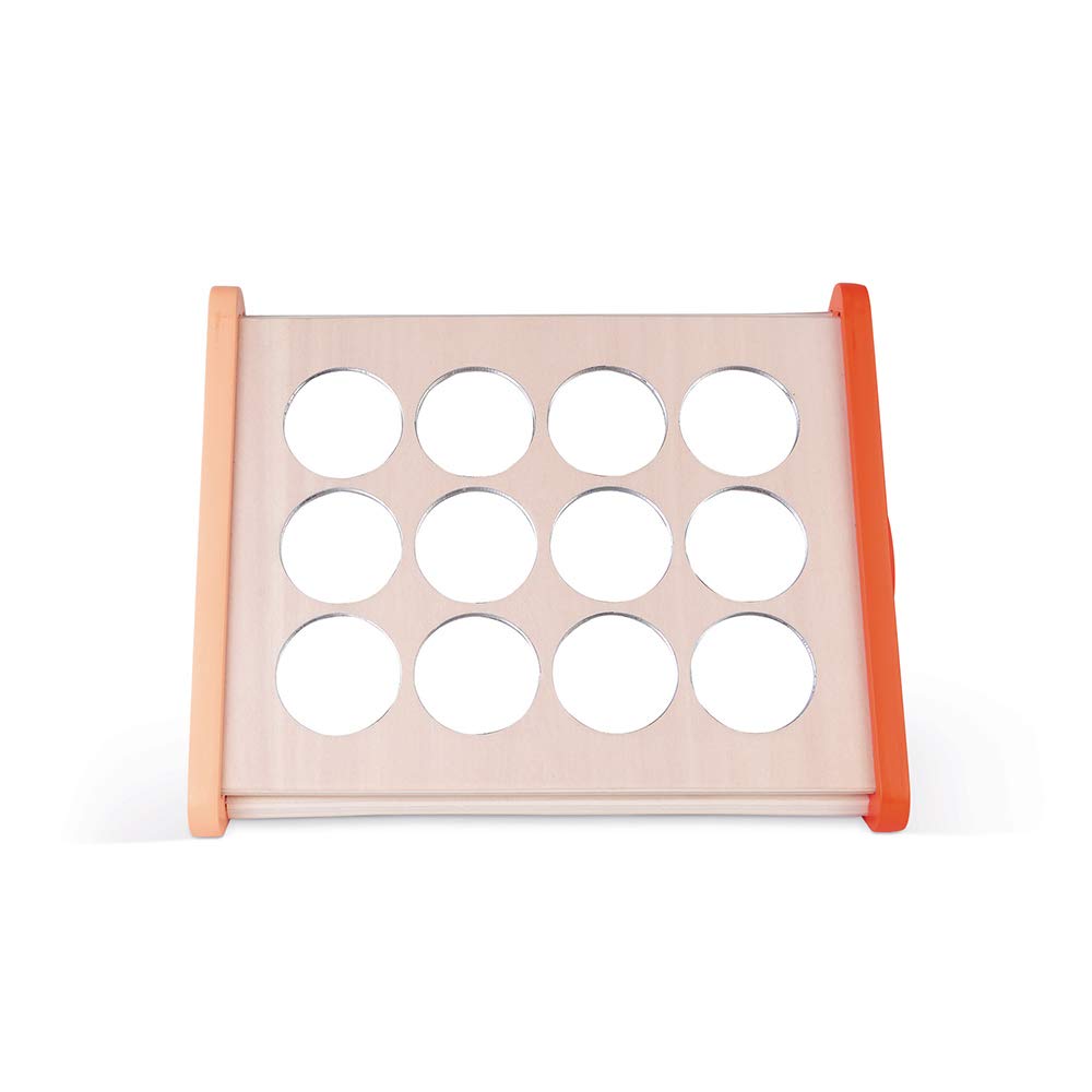 Janod - Essentiel - Gli Specchi - Gioco Educativo in Legno per La Prima Infanzia - Pittura Ad Acqua - A Partire da 18 Mesi, J05069