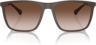 Emporio Armani Men's Ea4150 Rectangular Sunglasses