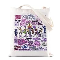 【High quality】:Our tote bags are made of high quality canvas materials. It is firm in sewing, not easy to deform, not easy to tear, portable, soft and durable, and can be used repeatedly for a long time. 【Perfect Size】:The tote bag stands at 14.9inch...