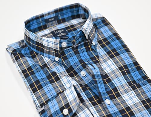 J.Crew Mercantile Men's Slim-fit Long-Sleeve Plaid Shirt3