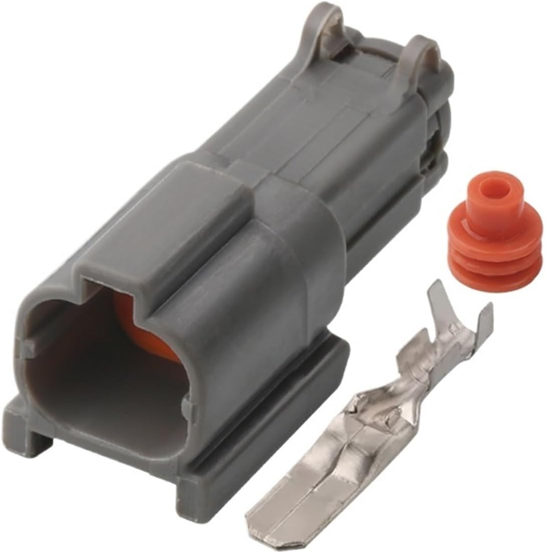 2Set Automotive Connector DJ7011Y-6.3-11/21 Wire Harness Connectors 1pin 7222-6214-40 7123-6214-40(COLORLESS -2Set)