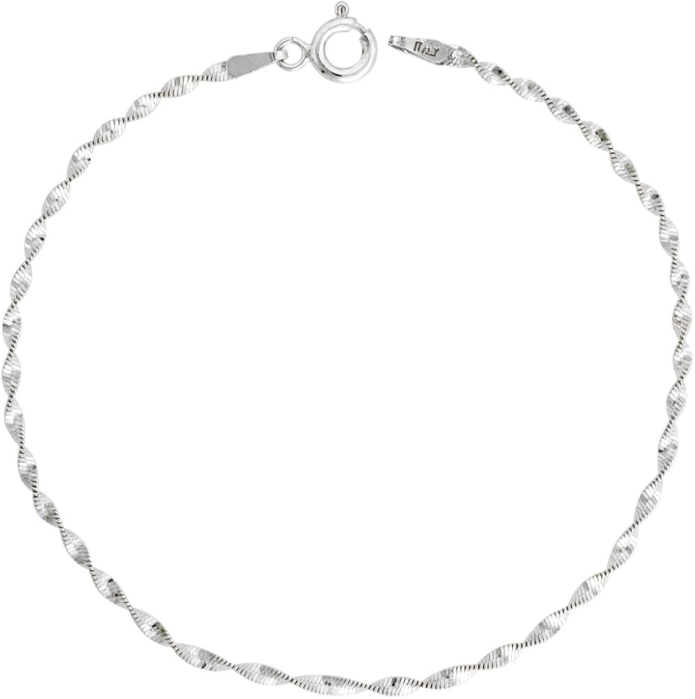 Sterling Silver 2mm Twisted Herringbone 