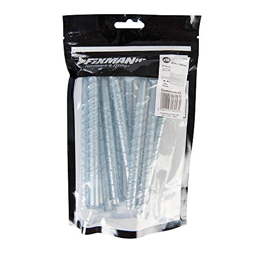 Preisvergleich Produktbild FIXMAN 764399 Beton Mauerwerk Schrauben M10 x 130 mm 10 Stück