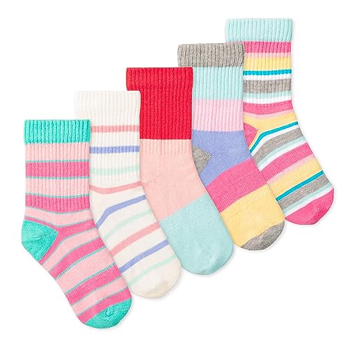 Lucky & Me Casey Kids Crew Socks (5-Pack)