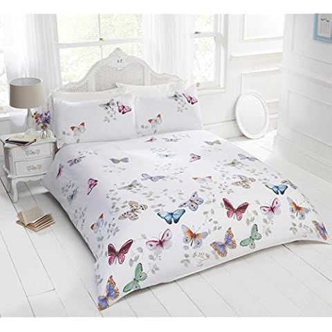 Bedding Heaven Multi Colour Butterfly Duvet Set Cover