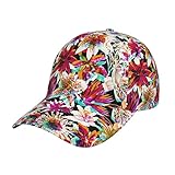Colorful Flower Baseball Cap Print Dad Caps Classic Trucker Hat Fashion Casual Running Caps Adjustable for Women Hats