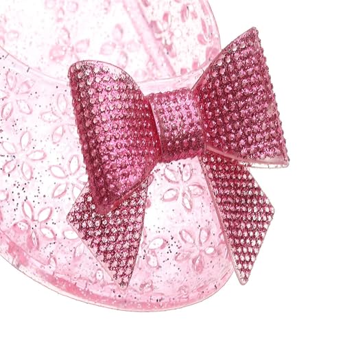 Toddler Jelly Sandals Little Girls Cute Bowknot Princess Mary Jane Shoes Closed Toe Floral Summer Dress Flat Sandal4