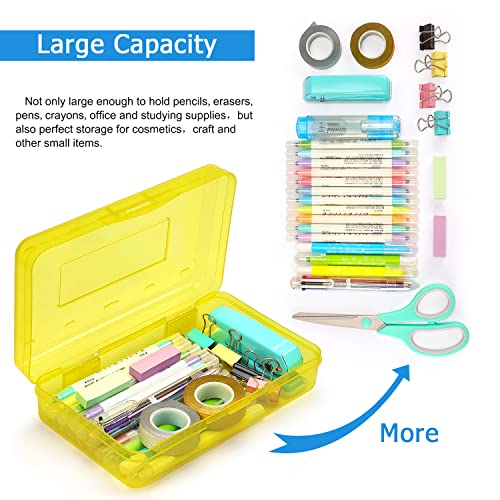 Image of Tamaki 1 Pack Plastic Pencil Box Large Capacity, Blue