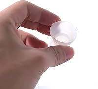 Vista 1 de Flexible Dental Lab Silicona Mezcla Taza Acrílico Antiadherente Tazón Dappen Plato (3PCS)