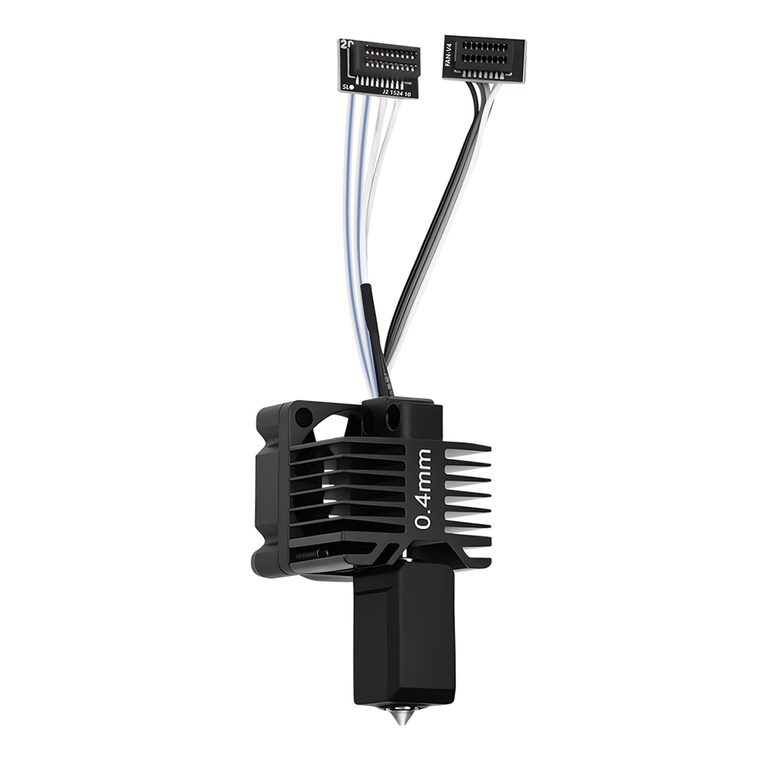 Kit complet Hotend P1S P1P, tête d'impression Hot End complète avec chauffage en céramique, thermistor, buse en acier durcie de 0,4 mm, Hotend de rechange pour imprimante 3D Bambu Lab série P1