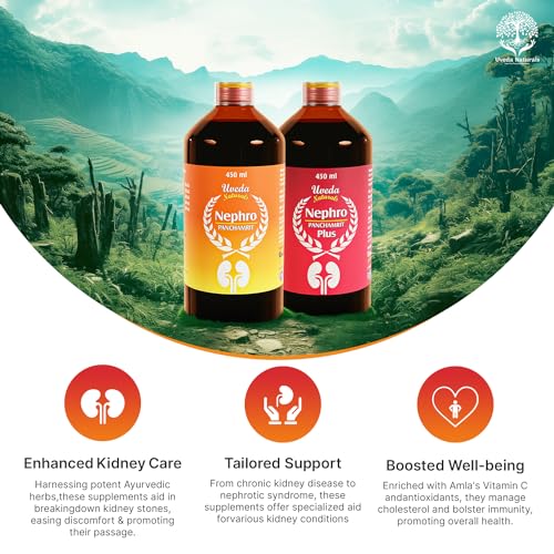 Image of Uveda Naturals Nephro Panchamrit And Panchamrit Plus