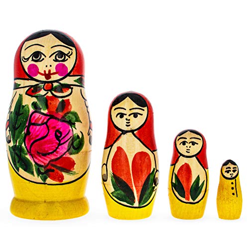 Amazon.com: BestPysanky Set of 4 Semyonov Traditional Wooden