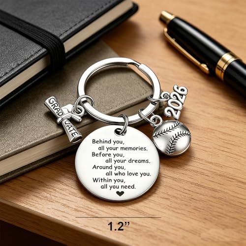 Graduation Keychain 2026 Dance Baseball Softball Key Chain image 5