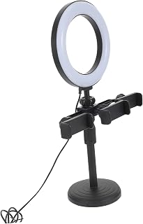 ULDIGI Disc Holder Holder Stand 1 Set Rack in Desktop Phone Lamp of Adjustable Stretchable Household Fill-in Versatile Fill- Live Stand Light Disc Adjustable Versatile Fill- in Light