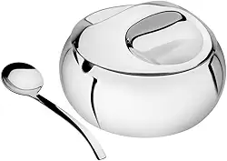 Açucareiro Tramontina em Aço Inox com Colher