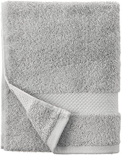Foto von Amazon Aware 100 % Biobaumwolle Handtuch-Set – 6-teiliges Set, Grau