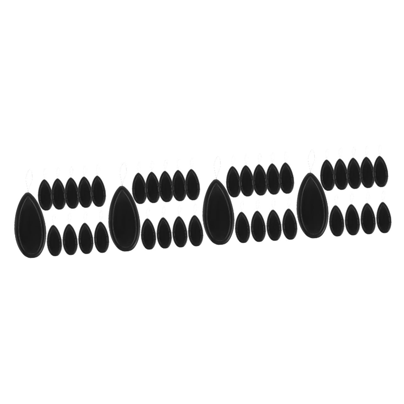 Artibetter 4 Set Aghi per Filo di Perline Ago Filo per Cucire Prodotti per Cucire Adulti Mano Aghi A Punto Incrociato Strumento di Filettatura Manuale Plastica Black 20 Pezzi*4
