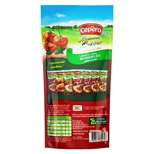 Molho Manjericão Mammadoro Cepêra 340g