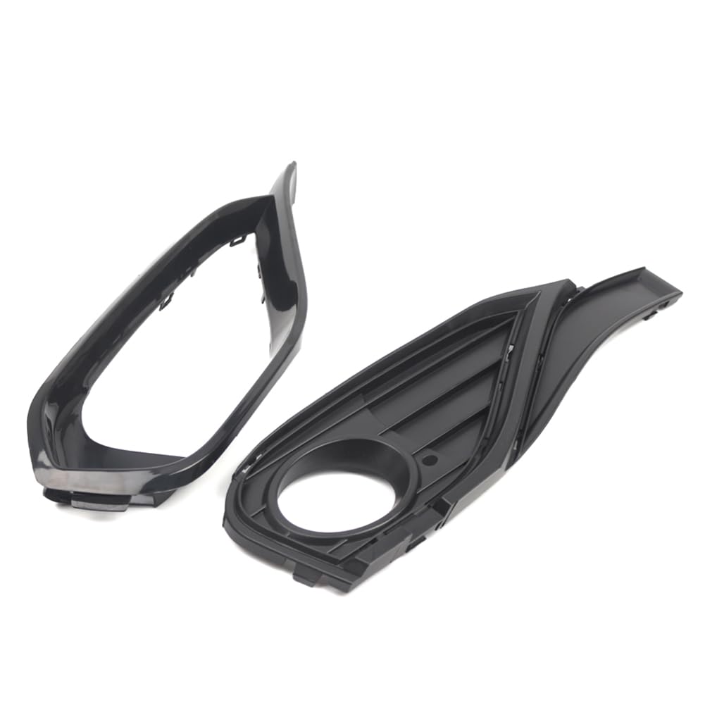 BACAR Frontstoßstangen-Nebelscheinwerferblende und Kühlergrill-Set links ABS Schwarz Für 4er F32 F33 F36 428i 430i 435i 440i M4, Sport Line 51117294833, 51117294839