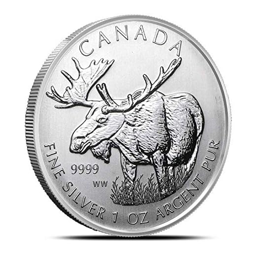 2012 CA Canadian Wildlife Series"Moose" Silver Coin 1 Ounce Silver Dollar Uncircualted