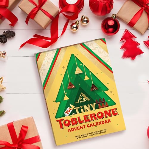 TOBLERONE Tiny Assorted Chocolate Bars, Holiday Advent Calendar, 24 Days - image 5