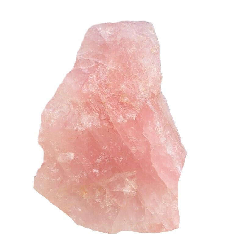 LTRAJUYNH 1 Pieza de Piedra cruda Cristal Cuarzo Rosa Grande 80-100 g