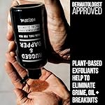 RUGGED & DAPPER - Daily Mens Face Wash + Scrub - 5 Month Supply - Deep Exfoliating Cleanser - Prevents Breakouts - Acne Face Wash Men's - USA Made with Natural Ingredients - Image 2
