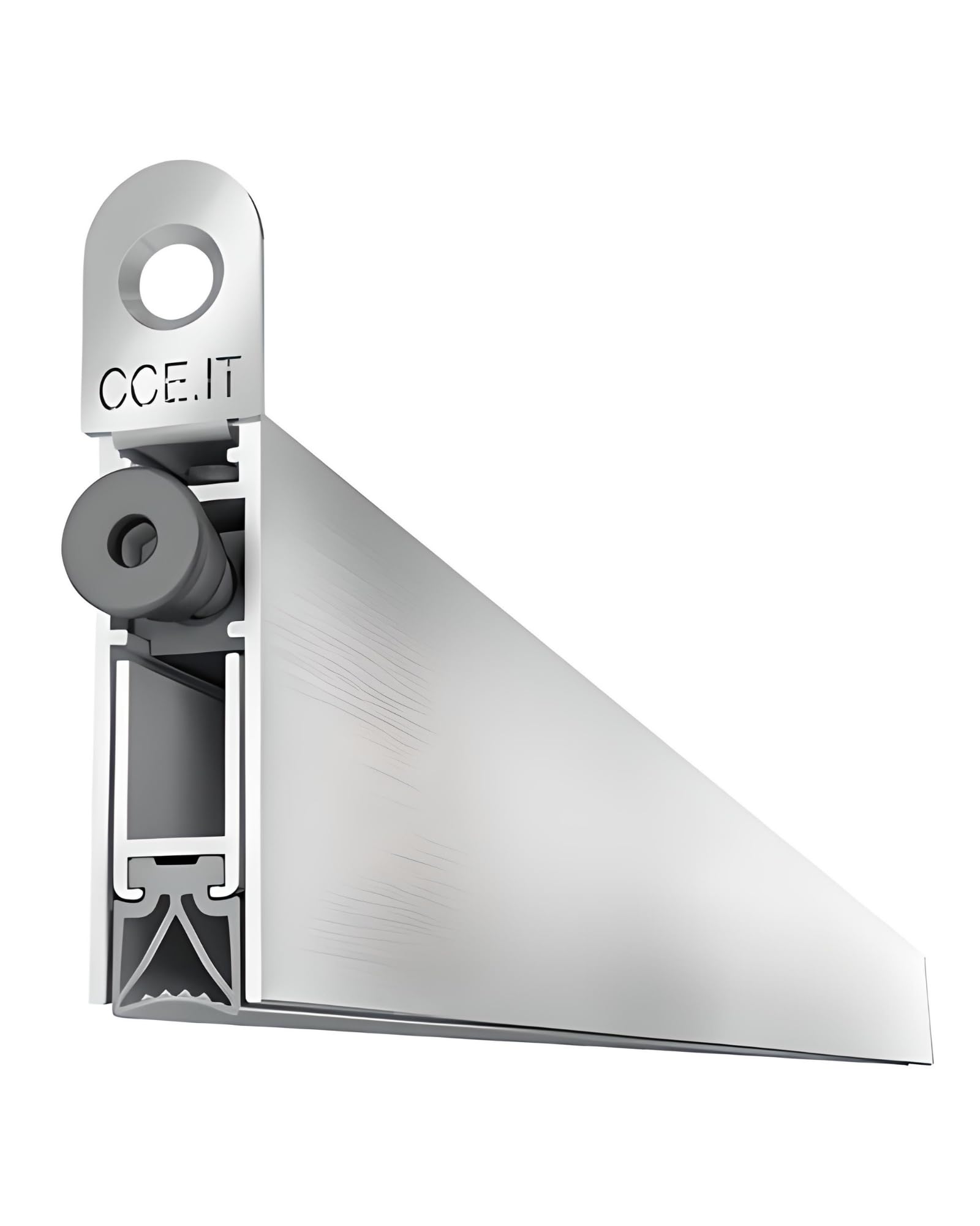 Gedotec Opuszczana uszczelka podłogowa | 1 sztuka uszczelki drzwi 12 x 40 mm | kwadratowa | długość 730 mm – możliwość skrócenia | uszczelka opuszczająca do drzwi | uszczelka podłogowa drzwi | ochrona przed wiatrem i zimnem | izolacja cieplna | do rowkowa