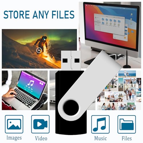 2GB USB Flash Drive 10 Pack JBOS 2 GB USB Drives Memory Stick Swivel 2G Thumb Drives Gig Stick USB2.0 Pen Drive for Date Storage, 2 Gig UBS Flash Drive, Zip Drive, Jump Drive, USB Stick, Mixed Color - Image 4