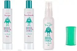 Kit Mata Piolho E Lêndeas Abelha Rainha + Pente Fino