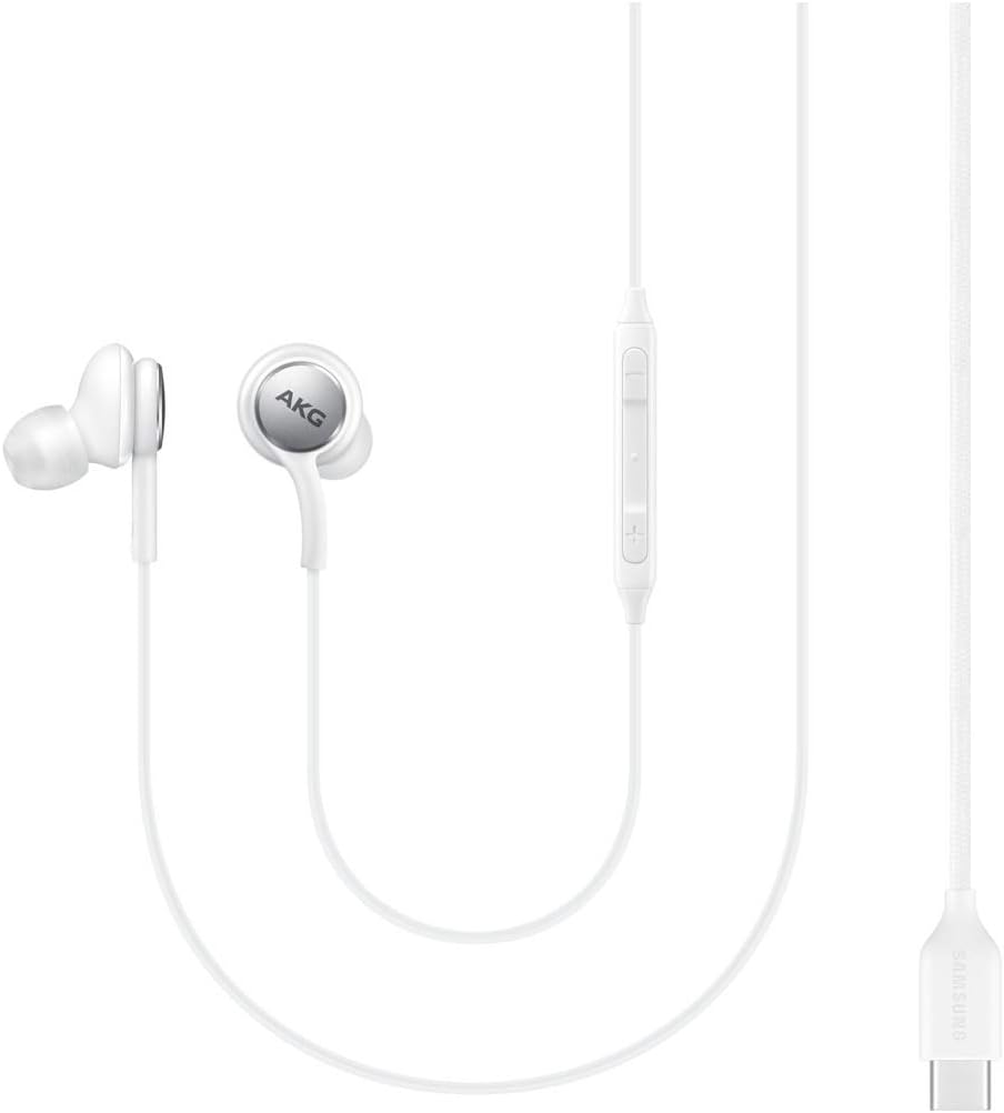 Samsung EO-IC100BWEGEU Type C Wired Earphones with Microphone – White Samsung EO-IC100BWEGEU Type C Wired Earphones with Microphone – White