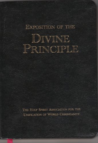 Exposition of the Divine Principle 0910621802 Book Cover