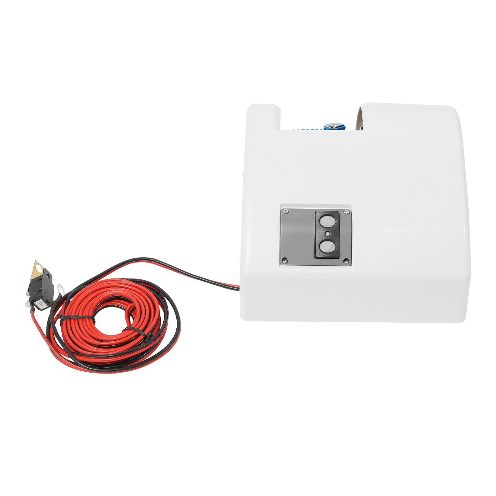Molinete de anclaje para barcos, 12 V, molinete de ancla eléctrico, con mando a distancia, resistente caja de acero para anclajes de hasta 25 libras, adecuado para agua dulce y salada