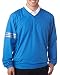 adidas Men's ClimaLite Color Block V-Neck Wind Shirt
