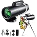 Produktbild Monokular Telescope, 12X50 HD BAK4 Starscope Monokular, Fernrohr Monokulare Wasserdicht mit Smartphone-Halterung & Stativ Monocular für Vogelbeobachtung Jagd Konzert Fußballspiel Reisen.