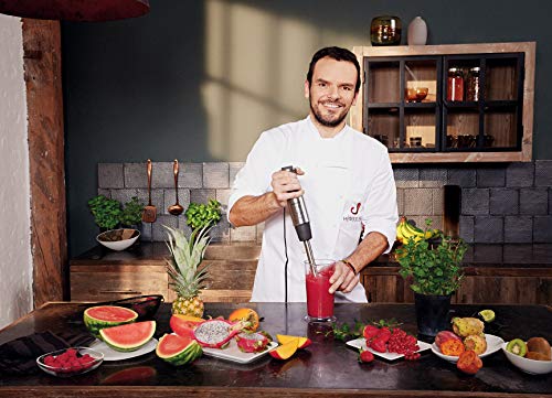 Krups Perfect Mix staafmixer HZ6568 | blender | 1000 Watt | roestvrijstalen voet | 4 extra scherpe messen | Powelix technologie | garde | 500 ml hakmolen | 800 ml maatbeker | zwart/zilver - Afbeelding 4