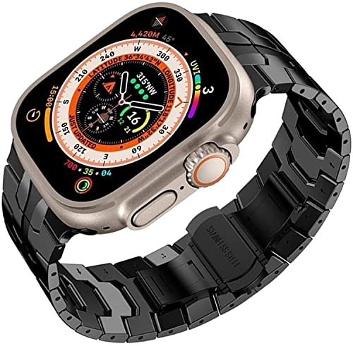 Bracelet acier inoxydable robuste Apple Watch maillons ajustables pour Ultra et SE