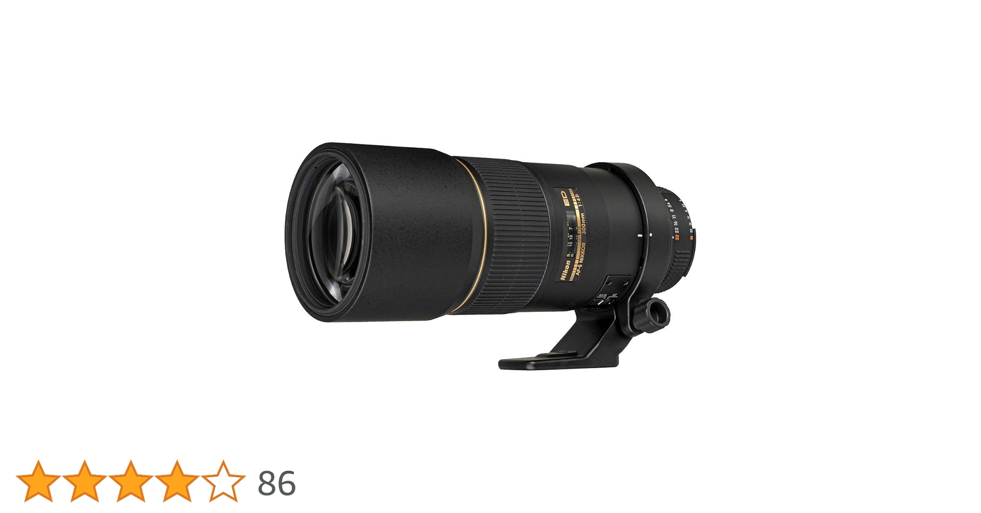 美品 Nikon AF NIKKOR 300mm F/4 ED IF Nikon AF Nikkor 300mm F/4 IF-ED | LENS-DB.COM