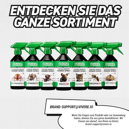 RepellShield® Natürliches Katzenabwehrspray -0.5L- Katzenschreck Spray zum Katzen vertreiben & Anti Kratz Spray Katzen mit Geraniol - Ohne Flecken & Rückstände
