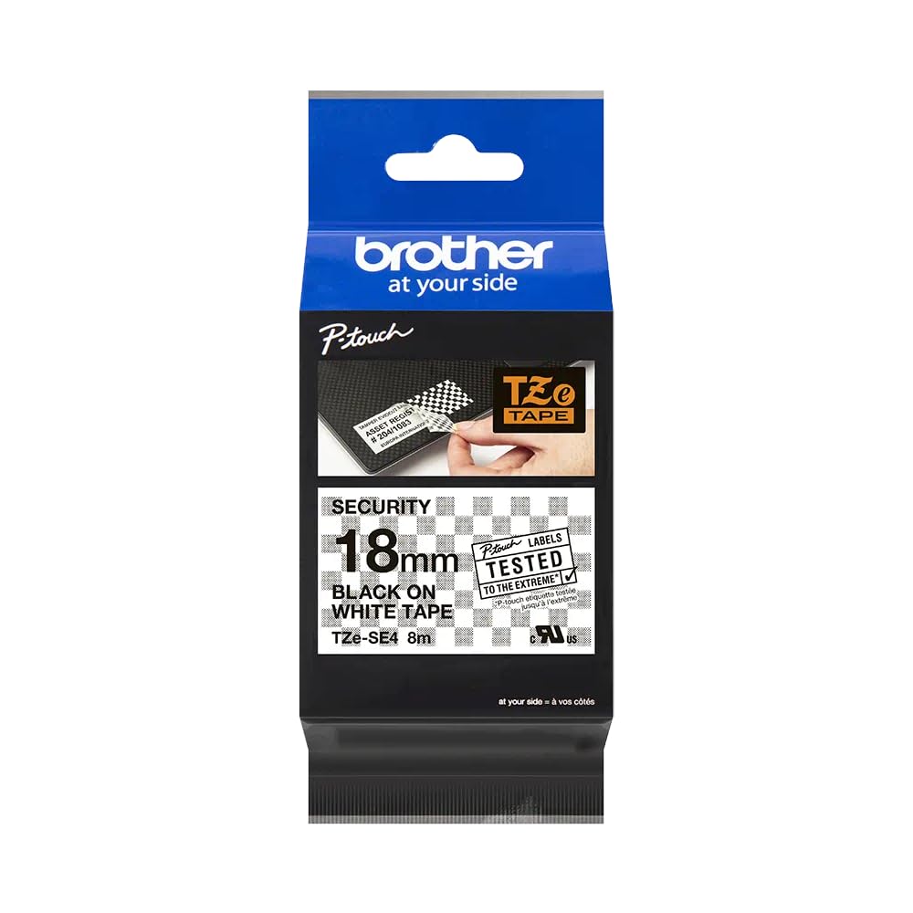 Brother TZESE4 Direct Thermal Printing Technology Black/White