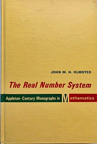 The Real Number System B001OQQJ9A Book Cover