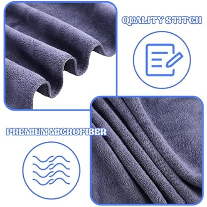 Newofview 4 Stück 35x75cm Fitness Handtuch Sporthandtuch Fitnessstudio, Mikrofaser Handtücher Set Schnell Trocknend Gym Handtuch für Sport Fitnessstudio Yoga – Bild 5