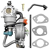 Generator Carburetor Carb Kit Fit for DuroMax XP12000EH XP13000EH Dual Fuel Generator, 1Pc Carburetor with 3Pcs Gaskets