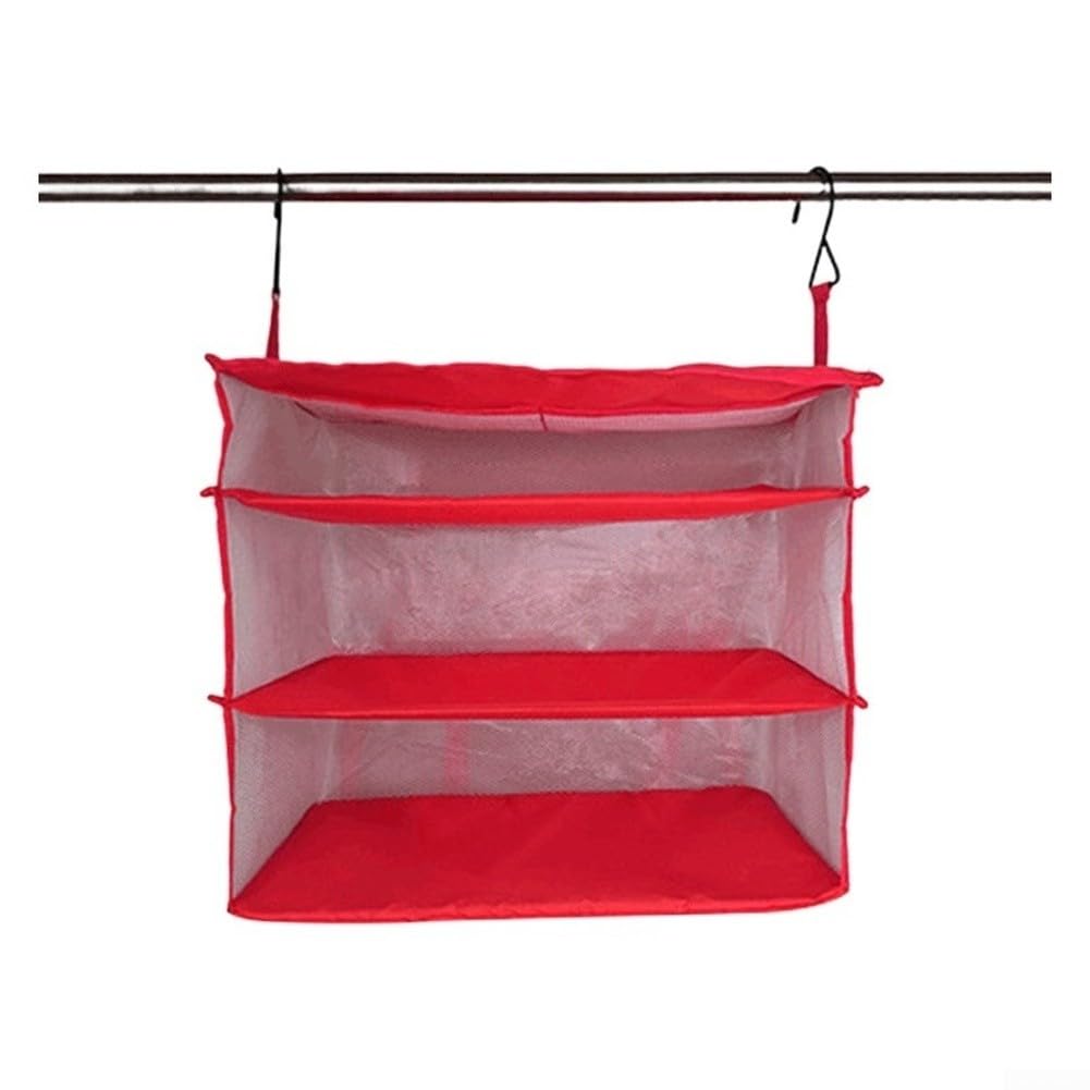 Organizador colgante plegable para viajes con gran espacio interior, bolsillos de varios tamaños y tela Oxford (L)