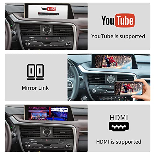 Road Top Wireless Carplay Retrofit Kit Decoder for Lexus NX RX is ES GS RC CT LS LX LC UX Series with Small Touchpad/Joystick - Image 4
