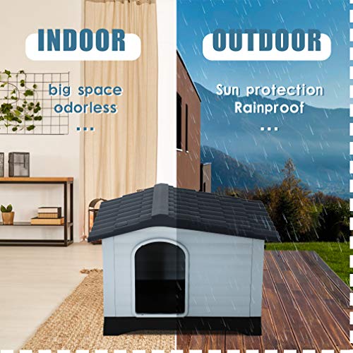 Indoor Outdoor Dog House Big Dog House Plastic Dog Houses for Small