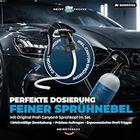 Koch Chemie Glass Cleaner 1L mit Canyon Trigger und 2 Glastüchern | Profi Glasreiniger für Glas Spiegel Fliesen und viele andere glatte Oberflächen | 4-teilig – Ansicht 4