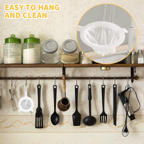 Asofelk KITCHEN ULTRA-FINE NYLON MESH STRAINER, Food Yogurt Mesh, Plastic Sieve Fine Mesh Colander thumb #4