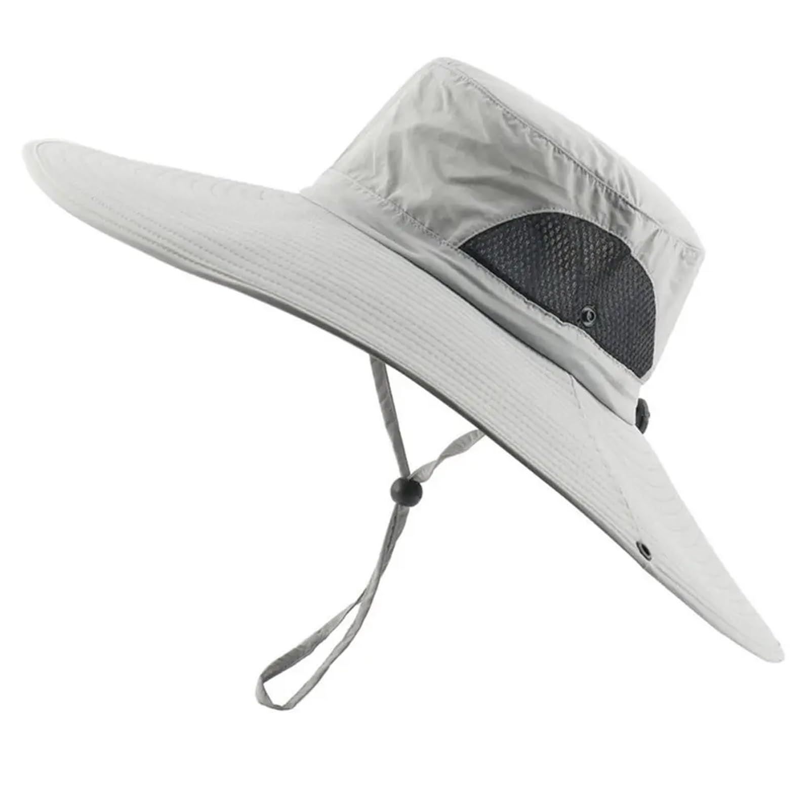 Cappello da Sole Cappello Largo da Uomo e Donna, Berretto da Pesca Estiva, Protezione Solare UV per Trekking Camminata(Light Gray)